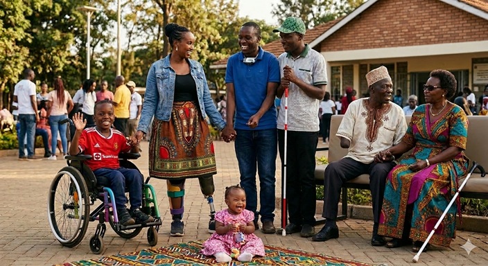Enfants africains jouant ensemble